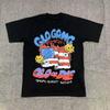 New Glo Gang Cartoon Print Tshirt Soft Cotton Casual Streetwear Top Unisex Unisex Fashion
