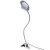 10X Glass Lamp with Light Magnifier Light with Clip Adjustable Flexible Lamp with USB Powered G5AB