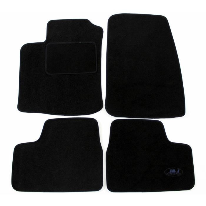 Tapis De Sol Noir Velours - J&J AUTOMOTIVE - Opel Astra G 1999-2008 - Sur Mesure - Antidérapant - Imperméable