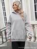 Hot-selling personalized printed hoodies, street-style trendy loose women's pullovers
