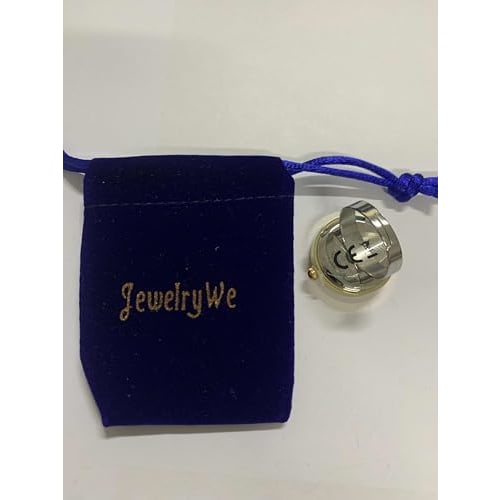 Women's Ring Watch, One Size Fits All, Waterproof, Analog Numeral Design, Cute, Simple, Gold, Fashion Accessory