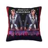 French Rock Music Johnny Hallyday Cushion Cover Polyester Throw Pillow Case Living Room Decoration Bedding Sofa Pillowcase