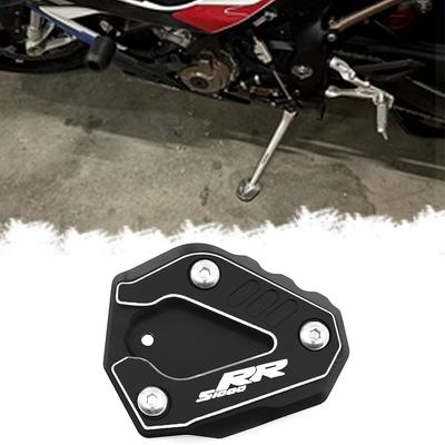 For S1000RR S1000 RR S 1000 RR 2019-2022 2023 Motorcycle Kickstand Side Stand Extended Pad S1000 Rr Accessories (Black)
