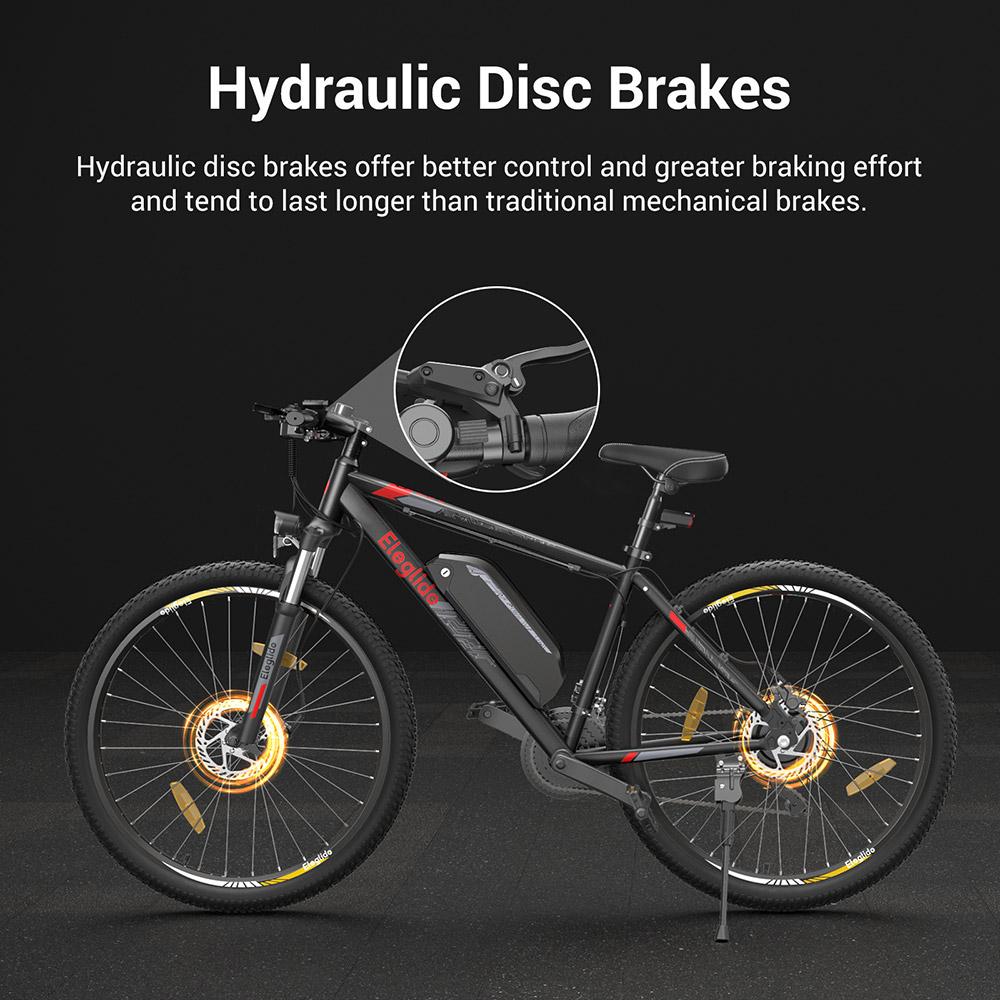 Eleglide Eleglide Mopride 2 29" Preto Plugue EU Step-Over 36V18Ah 250W Bicicleta Elétrica