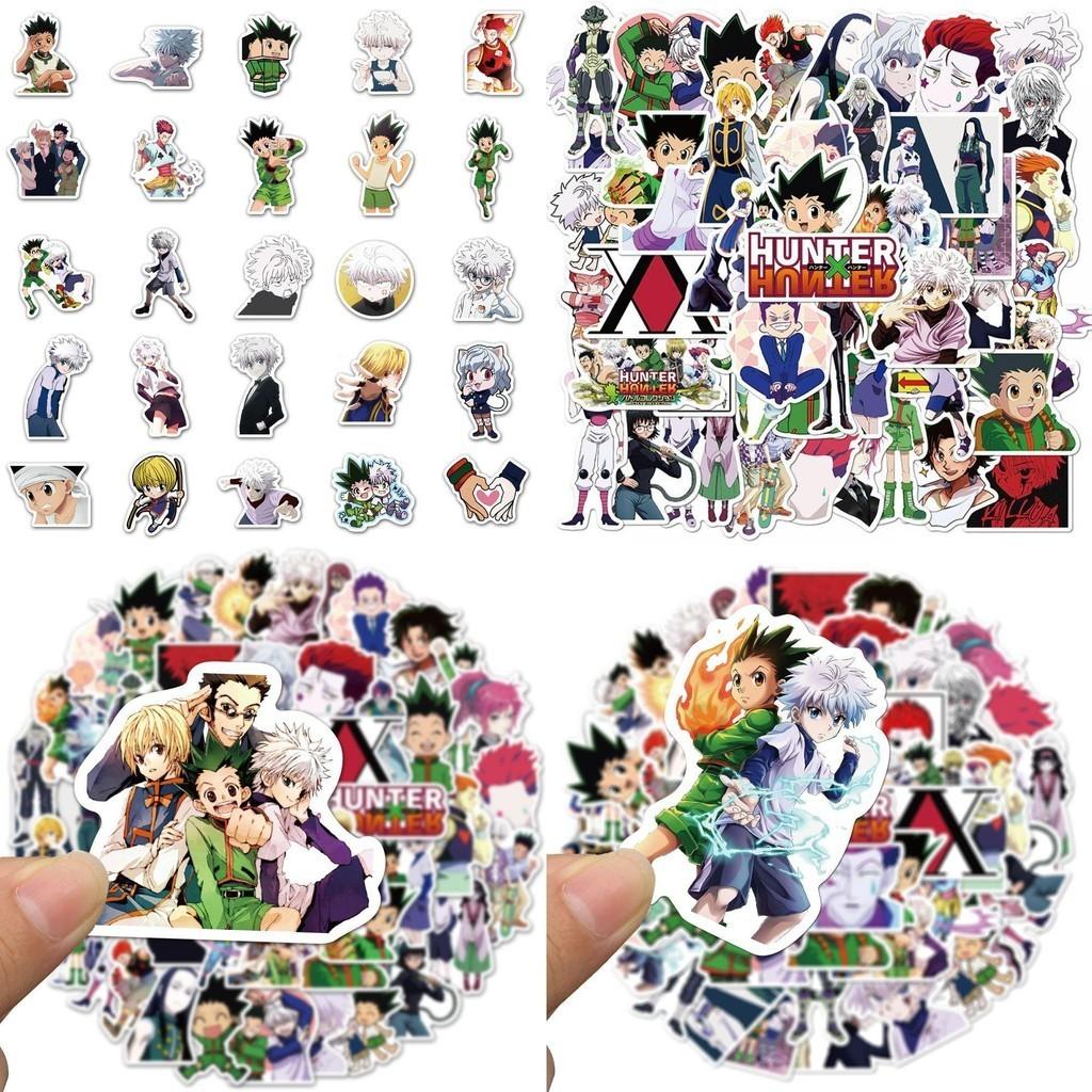 Vibrant 50pcs Hunter X Hunter Anime Stickers For Laptops And Skateboards