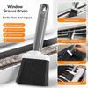 Handheld Soft Bristle Dusting Brush Multi-functional Gap Cleaning Tool with Hanging Hole for Window Sill Baseboard Drawer Track Cleaning