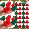 5/50Sets Mini Knitting Scarf Wine Bottle Decor Christmas Party Tabletop Dinner DIY Decorative Ornaments Mini Santa Hats Scarf