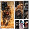 Pit Bull Pet Dog Pitbull Phone Case for Samsung Galaxy S26 S24 S23 Ultra S25 Edge S22 S21 Plus S20 FE + Soft Print Shell Funda G