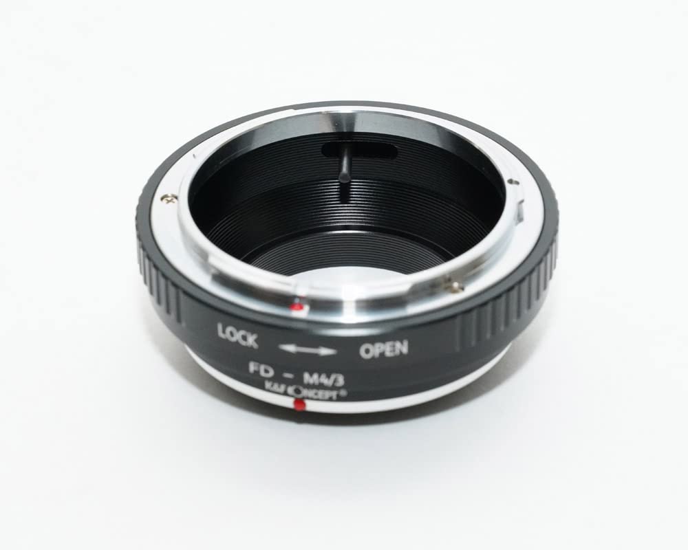 Canon FD Lens to Micro Four Thirds Mount Adapter with Lens Cloth K&F m4/3 fd-m43 (KFM43)