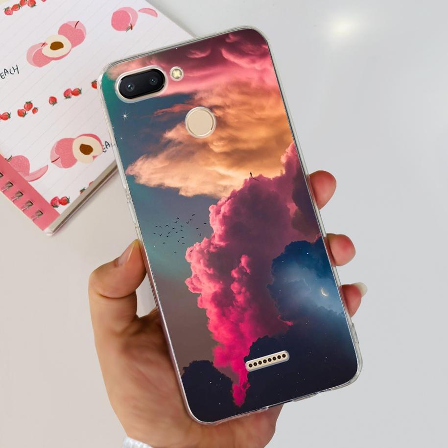 For Cover Xiaomi Redmi 6 Phone Case Fashion Marble Butterfly Soft Silicone Back Cover For Xiomi Redmi 6 6A Redmi6 Redmi6a Fundas