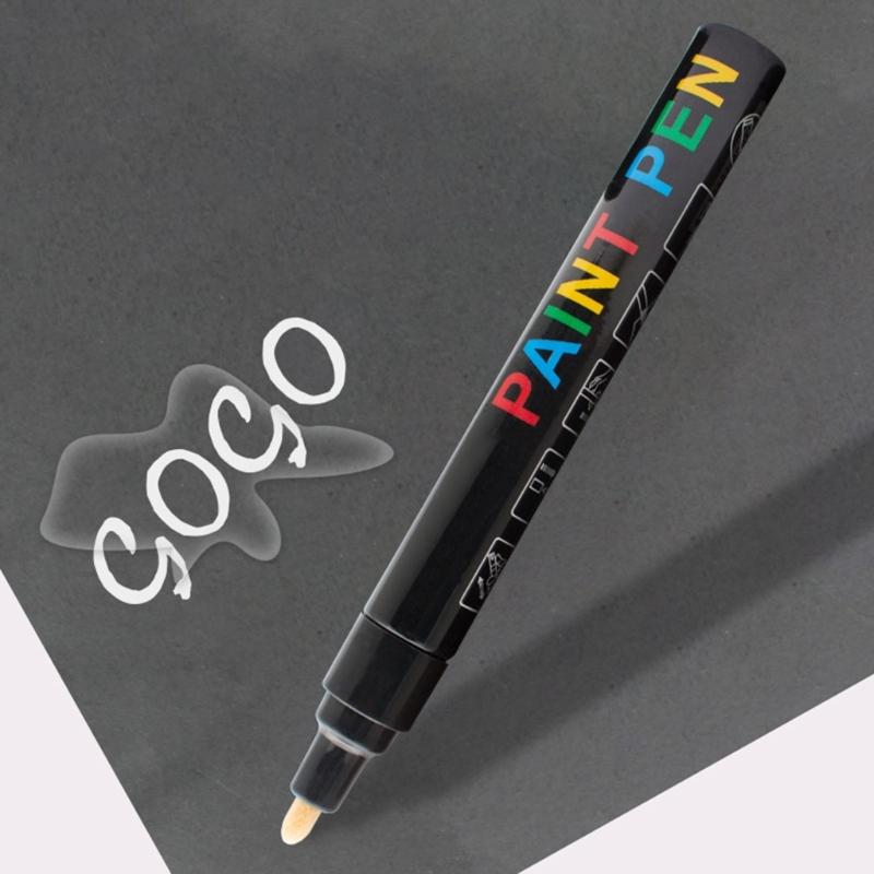 Multifunctional Paint Pens 12 Colors Markers Pens Drawing Pens Paint Pens Car Scratch Repair Pen for Glass Ceramic