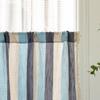 Short Curtain Gray Striped Cotton And Linen Half Curtain Half Curtain Window Curtain Coffee Curtain Small Window Curtain