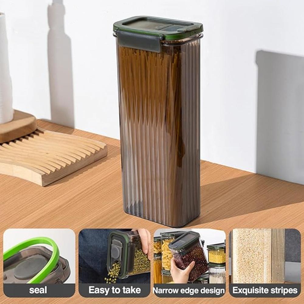 Pasta Storage Container, Home Use Food Sealing Storage Canister, Noodle Storage Tube, Large Capacity Kitchen Pasta Storage Bucke