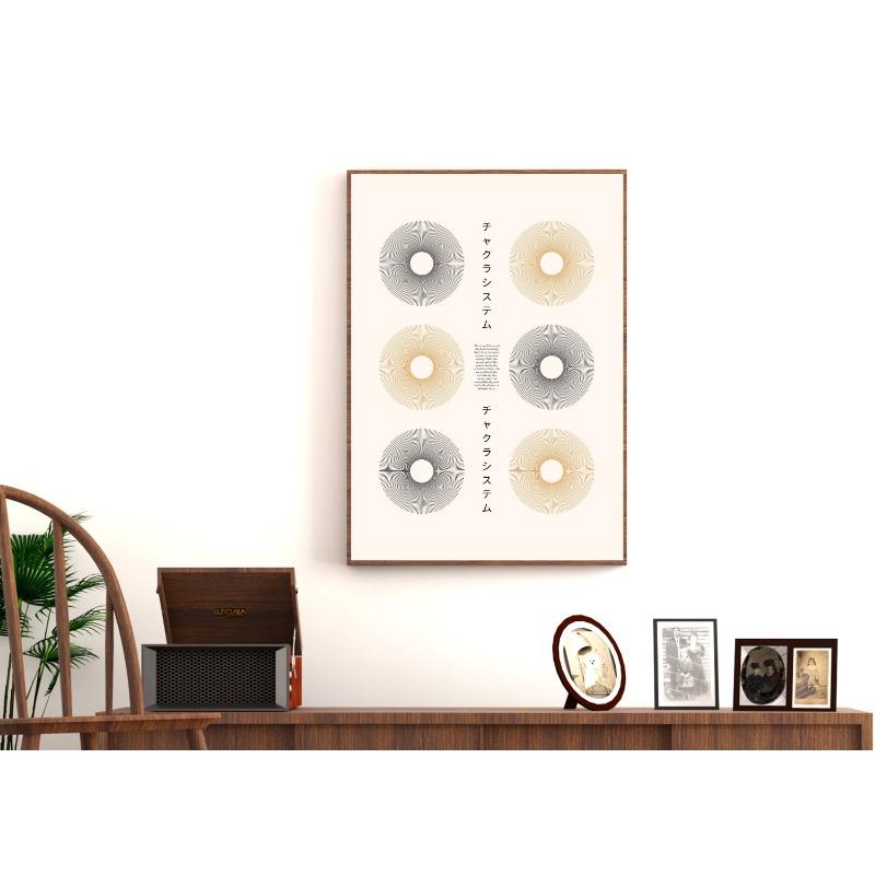 Japanese Vintage Spiritual Prints Modern Wall Art Poster Divine Feminine Chakra Canvas Painting Living Room Apartment Decor