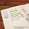 Kuretake ZIG Clean Color Dot Markers, Gentle 6-Color Set, AP Certified, Ideal for Marking Planners/Diaries, Photocopyable, Acid-Free, Lightfast, Odorl