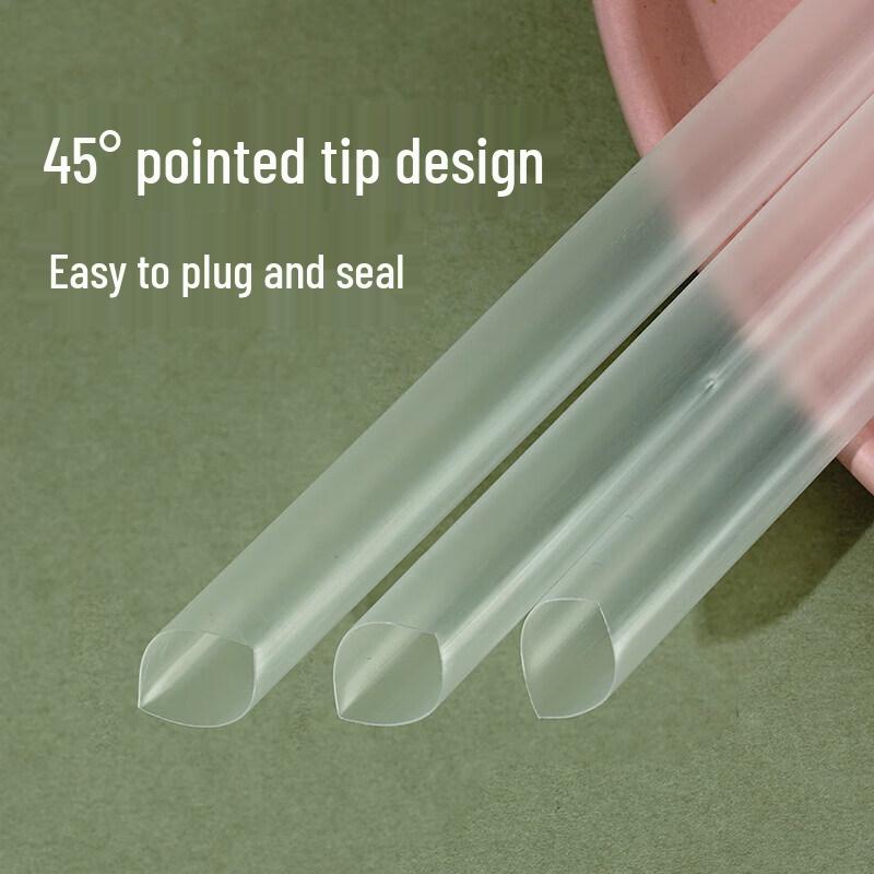 Disposable Hardened Plastic Boba Straws
