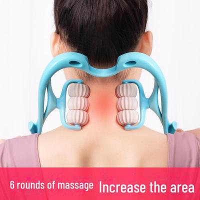 Massageador Cervical Multifuncional para Alívio da Dor nos Ombros e Pescoço com Amassamento e Desbloqueio