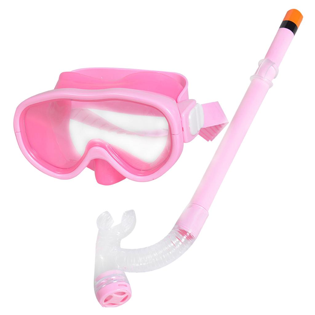 Children Kid Snorkel Set Junior Snorkeling Gear Scubas Diving Snorkel Equipment Anti-Fog Snorkel Masks Impact Resistant