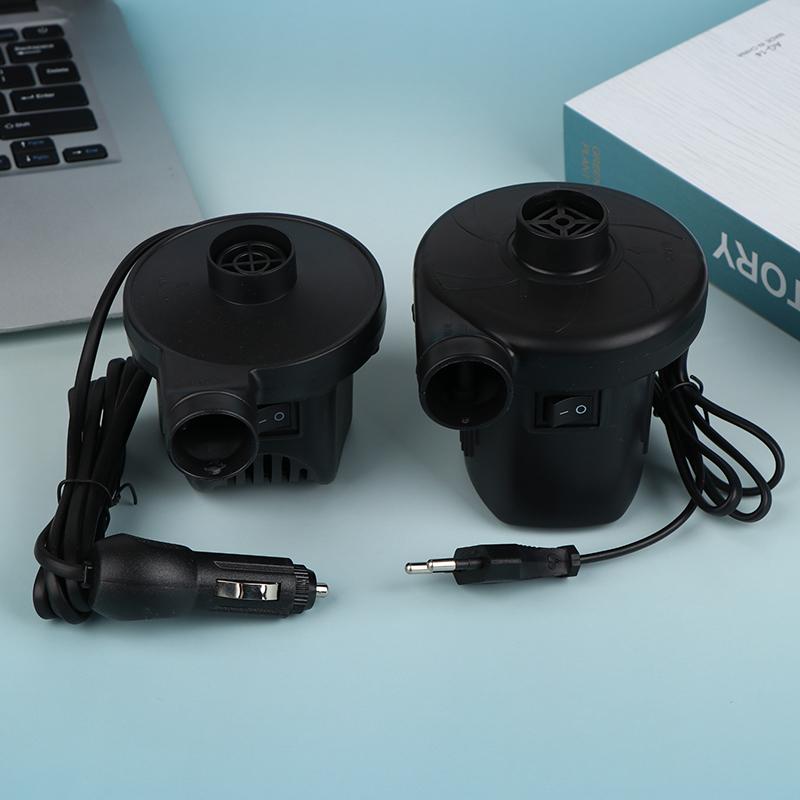 Portable Electric Inflatable Pump With 3 Nozzles Air Mattress Boat Auto Air Inflatable Pump For Car Home Use Camping Inflator