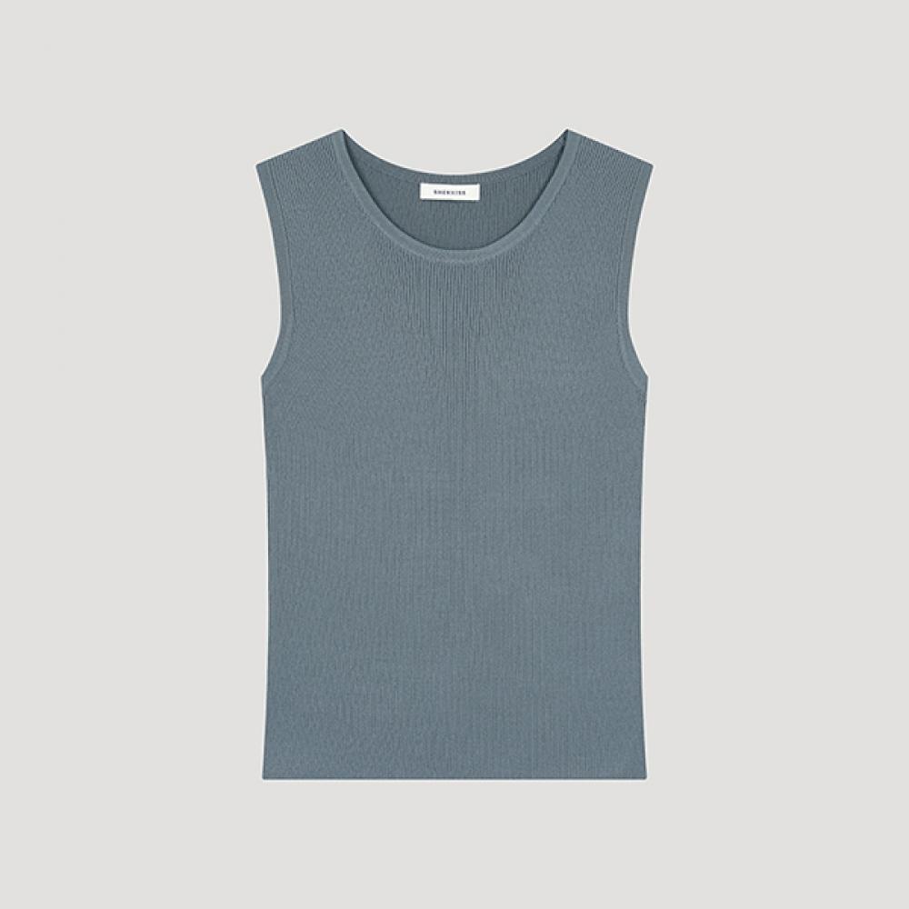 

She S miss Slim Круглый вырез без рукавов Трикотаж SSkpoo22570 Dl dark blue/55