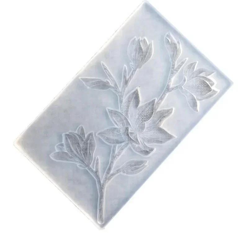 

УФ Эпоксидная смола Форма для литья Форма для рукоделия 1 шт. Кристальный цветок Силиконовая форма Инструменты для изготовления ювелирных изделий Прозрачный светло-серый