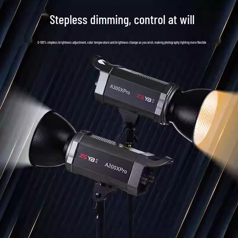 Yingbang 300W Dual Color Live Broadcast Fill Light for Jewelry, Food, and Portrait Photography