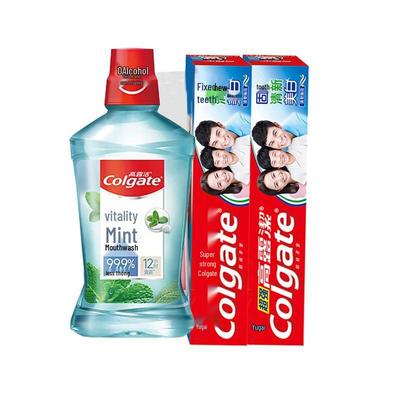 Vital Mint Mouthwash & Toothpaste Travel Set