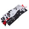 Soft Cloth Baby Book White and Black Stereo Shape Multifunctional Toddler Tail Cloth Book for Early