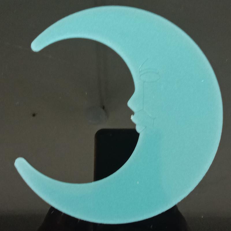 

Стены Striker Moon Star светятся в темноте, светящиеся для украшения дома в гостиной 13cm синий