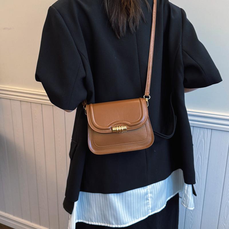 Retro Niche Versatile Crossbody Bag Fashion Shoulder Bag Small Square Bag For Women Casual Commuting Saddlebag