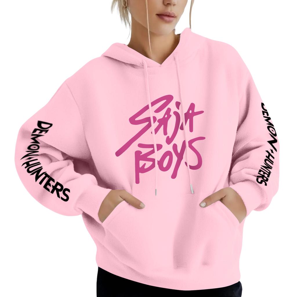 Girl Witch Hunting Group Hoodie Sweatshirt For Sports And Leisure