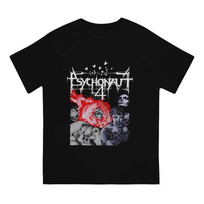 Psychonaut 4 P4 Kreatives T-Shirt für Herren Rockmusik Rundhals Reines Baumwoll-T-Shirt Hip Hop Geschenk Kleidung Outdoor-Bekleidung