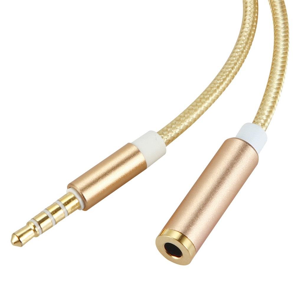 Aux Prodlužovací kabel 3,5mm Jack Stereo Sluchátka Mužský na Ženský Audio Kabel pro Počítač Telefon Zesilovač Reproduktor MP3 DVD TV Auto