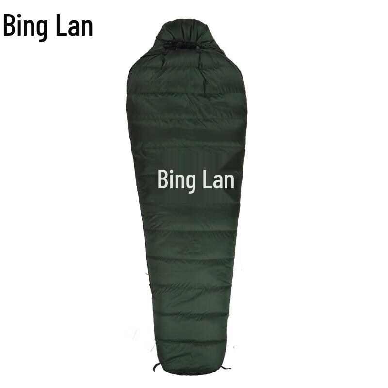 Binglan Ultralight Camo Duck Down Mummy Sleeping Bag