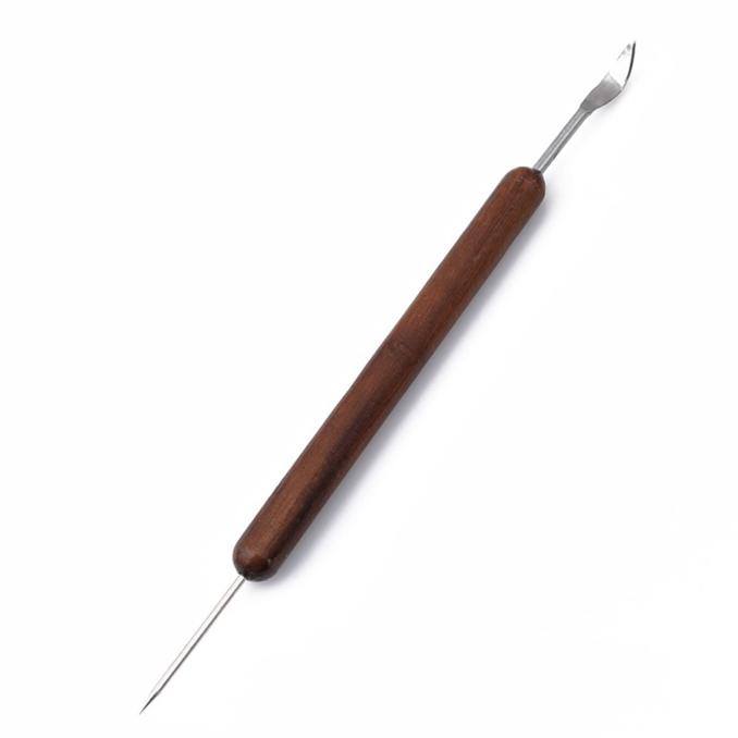 Pottery Clay Carving Tool Set 10PCS Stainless Steel Sculpture Tools with Wooden Handles for Ceramic Modeling Polymer Clay Craft