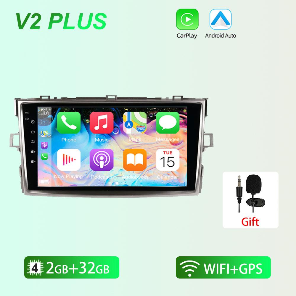 

REAKOSOUND Android AUTO для Toyota Verso R20 головное устройство GPS-навигация автомобильное радио мультимедийный видеоплеер авторадио стерео Carplay 4+64+MIC