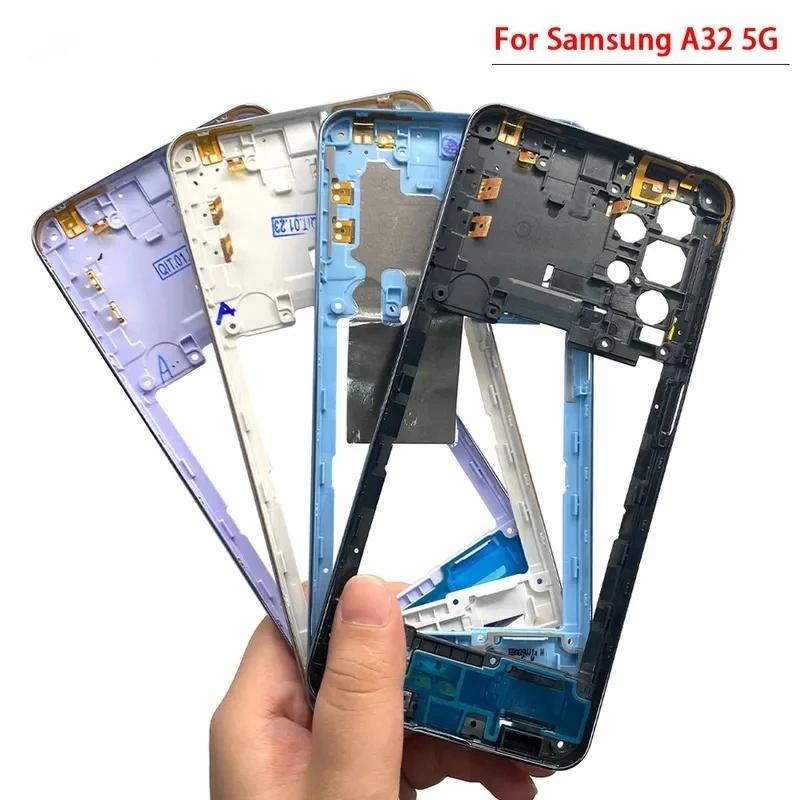 For Samsung A22 A32 4g 5g A225f A226b A325f A326b Housing Middle Frame Plate Cover Repair Parts