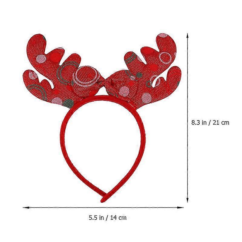 6pcs Christmas Antler Hairband Christmas Hair Hat Headband Hair Accessories