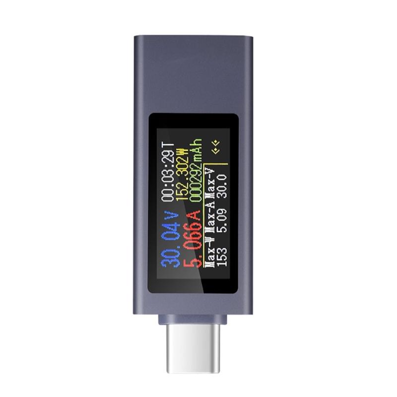 Přesný tester nabíjení Analyzátory nabíjení USB Přenosný nabíjecí nástroj Hliníková kontrola nabíjení pro zdraví baterie