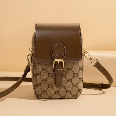 Modna torebka na telefon komórkowy, damska mała torebka, wielowarstwowa torebka damska z nadrukiem, mała torebka crossbody