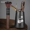 Solid Wood Ebony Tea Ceremony Six Gentlemen Set Chinese Tea Set Accessories Tea Art Tools Tea Knife Desktop Decoration