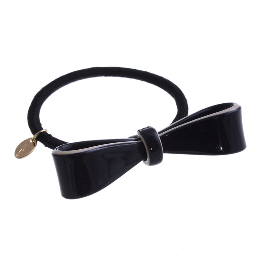 

VINGTAINE Hair Tie Enamel Style Ribbon Simple Basic Easy Hair Pony Office Hair Accessories Adult Look [Vintaine] H-767-NY-