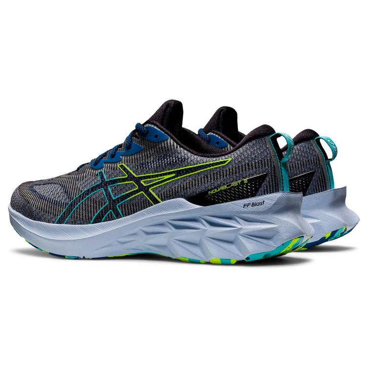 Asics Novablast 2 Le Black Hazard Green 1011B331-001