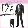 Figura de Acción Medicom Toy Mafex 085 John Wick Capítulo 2 con Cabezas Intercambiables y Embalaje en Caja