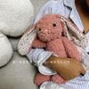 Kawaii Bunny Plushies Soft Toy Animals Cute Fluffy Long Ears Rabbit Toys Doll For Girls Birthday Gifts For Christmas Gifts