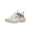 ANTA Men Retro Casual Dad Shoes Off White Brown 112548840-2