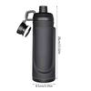 Bouteille de rangement à compartiment pour cacher des boissons Gobelet de boisson en plastique durable