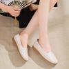 2026 Women's Loafers Comfortable Mother Shoes Slip-On Flats Breathable Ladies Casual Shoes for Daily Walking Plus Size 42