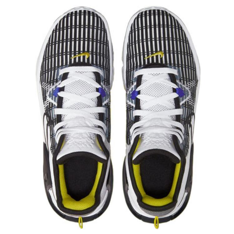 Nike Zapatillas LeBron Witness 6 Blanco Violeta Persa Hombre Amarillo-Strike Negro CZ4052-100