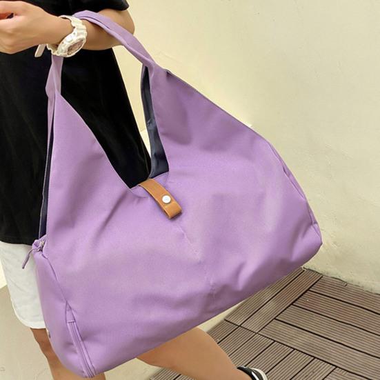 Yoga Travel Bag with Yoga Mat Fixing Strap Water-Resistant Oxford Fabric Multi-Functional Pockets Gym Bag